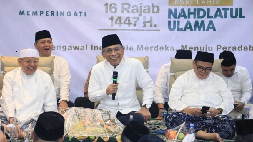 Gus yahya luncurkan tema harlah 1 abad nu versi masehi