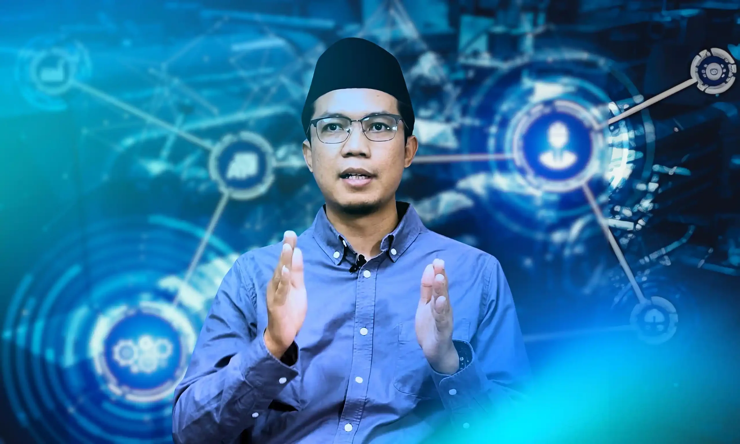 Robin Syihab, Founder Neuversity: School of Software Engineering (Grafis: Surau.ID).