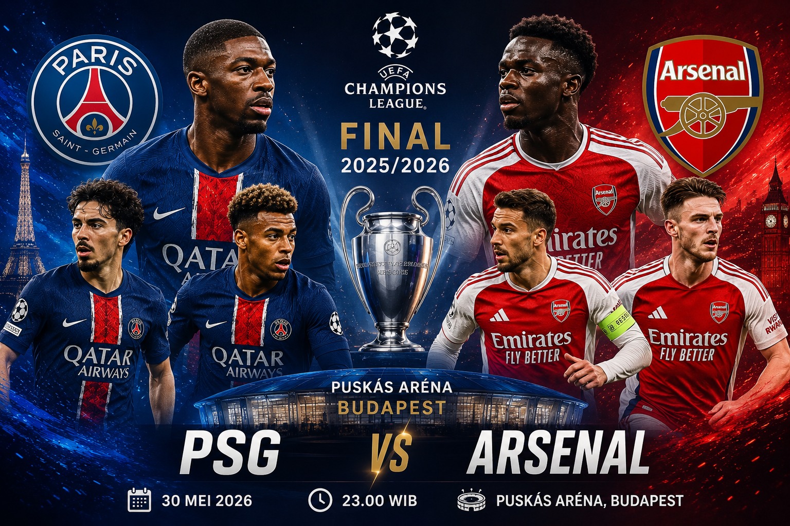 PSG vs Arsenal