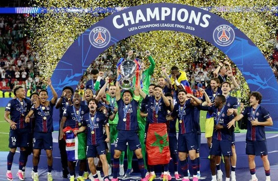 Paris saint germain psg berhasil jadi juara liga champions usai mengalahkan arsenal lewat adu penalti dengan skor akhir 4 3 da 1780169307053