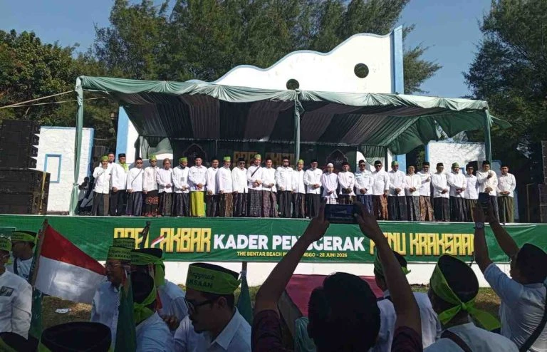 Suasana Apel Akbar PCNU Kraksaan (Foto: Surau.ID/Ist)