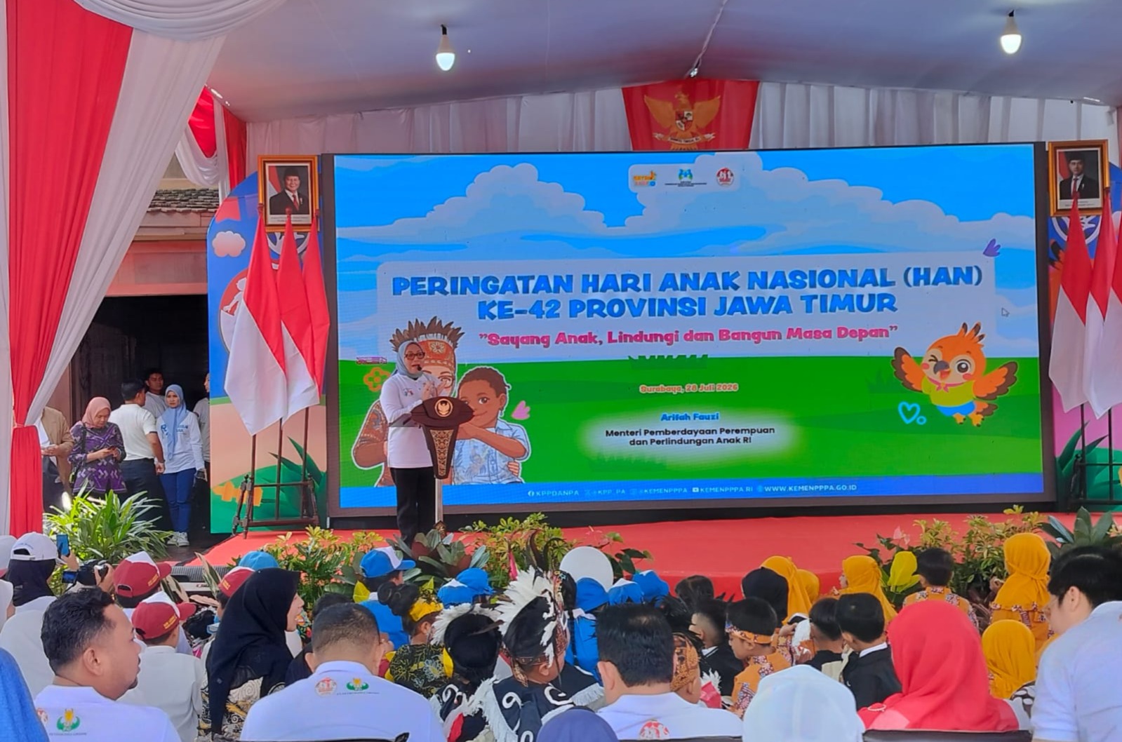 Menteri PPPA RI, Hj. Arifatul Choiri Fauzi