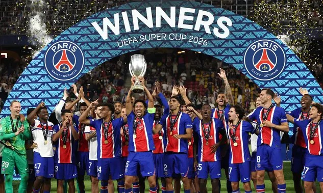 PSG Raih Gelar Piala Super Eropa 2026 Desire Doue Jadi Pahlawan~2