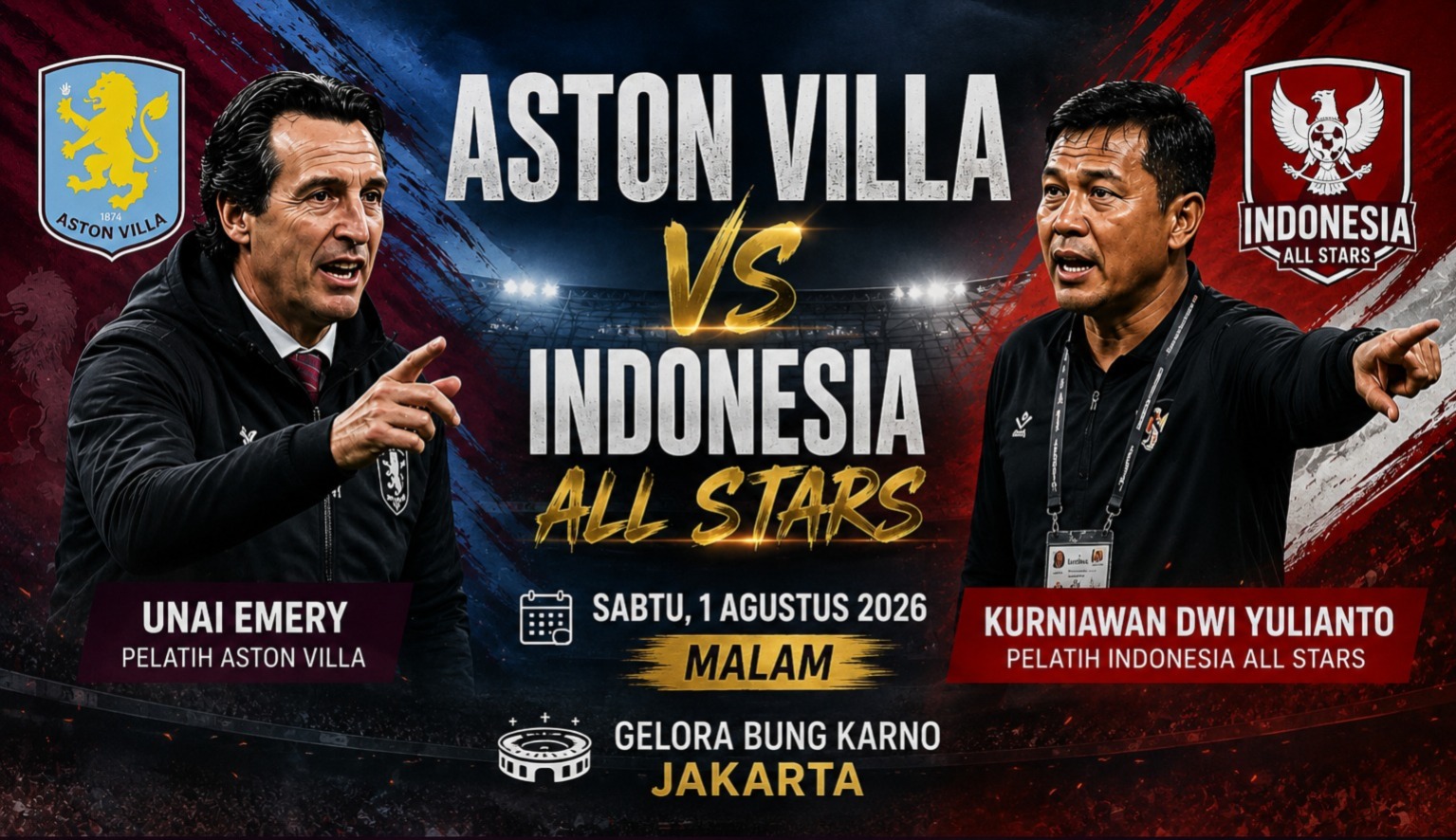 Aston Villa vs Indonesia All Star