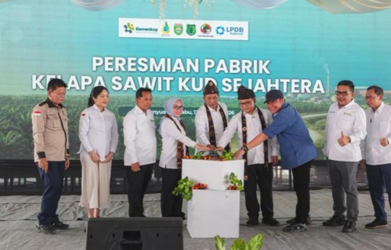 peresmian Koperasi pabrik kelapa sawit