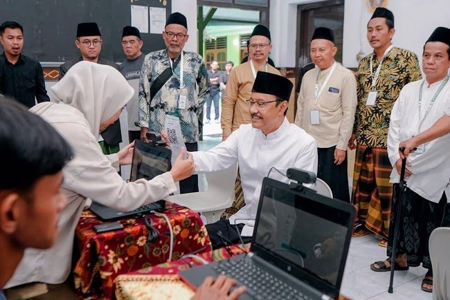 Muktamar ke 35 nu pakai sistem berbasis chip dan ai dirancang para santri